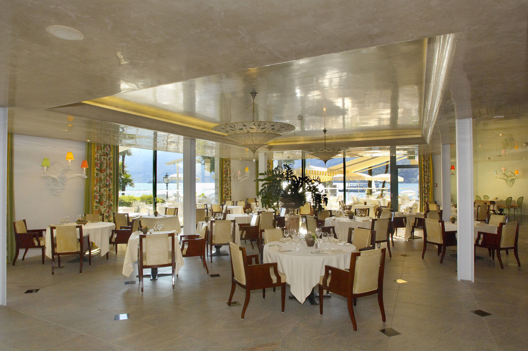 Hotel Eden Roc - The Leading Hotels Of The World Ascona Restaurante foto